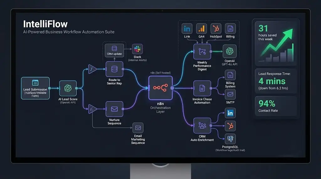 IntelliFlow - AI-Powered Business Workflow Automation Suite